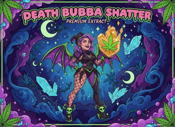Death Bubba Shatter – Potent Indica Cannabis Extract | Green Serenity - Image 1