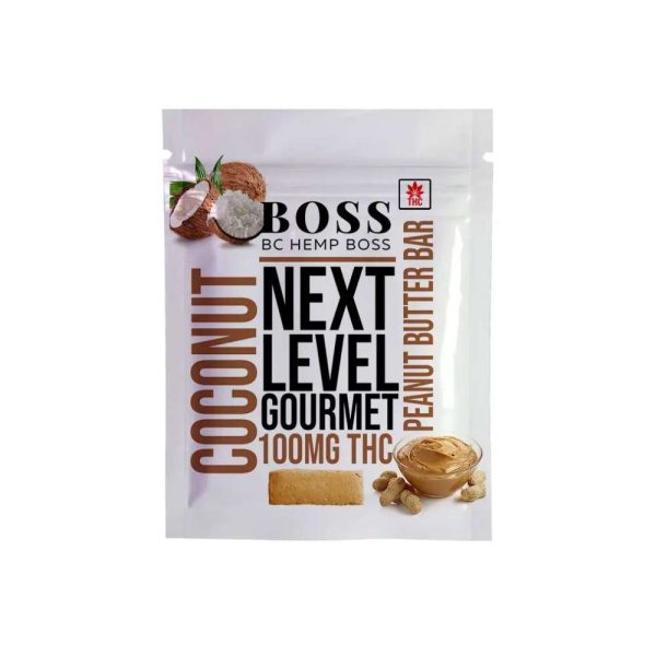 new8 Next Level Gourmet - Coconut + Peanut Butter Bar- 100 mg THC - Image 1